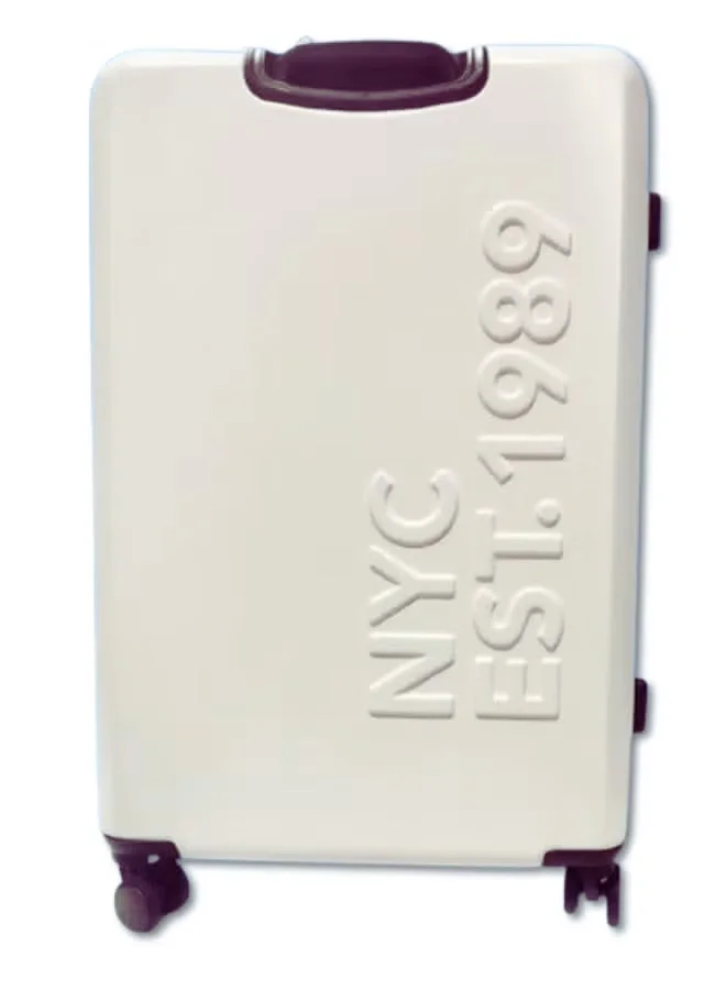 DKNY  DKNY ECHO Hardside Luggage on Wheels for Unisex | Ultra Lightweight ABS on with Spinner Wheels 4 Color White  | Best Price UAE